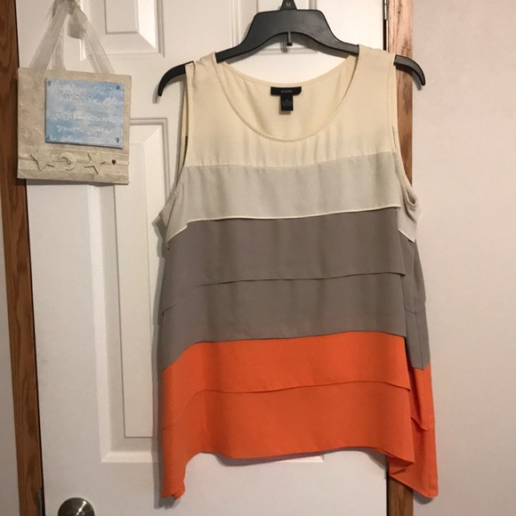 Alfani Tops - Alfani Sleeveless Layered Top